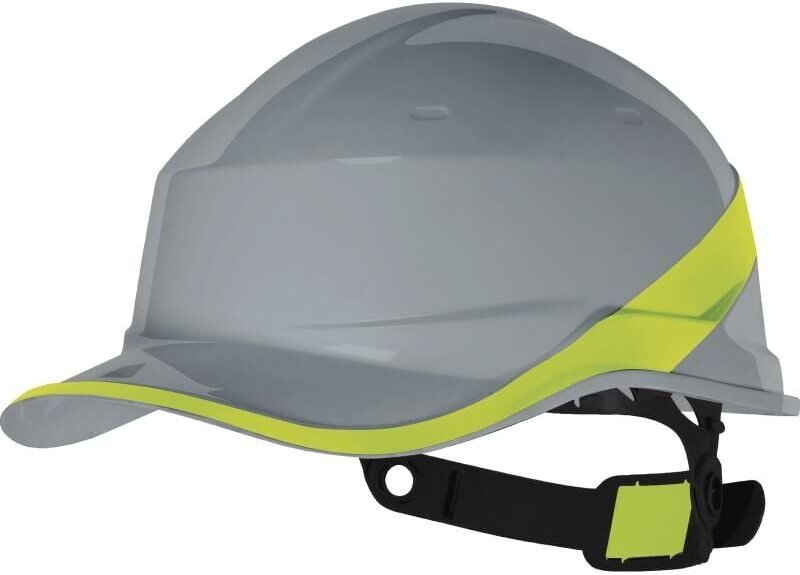 Grauer Bauhelm Delta Plus Form Baseballkappe - Diam5grjafl