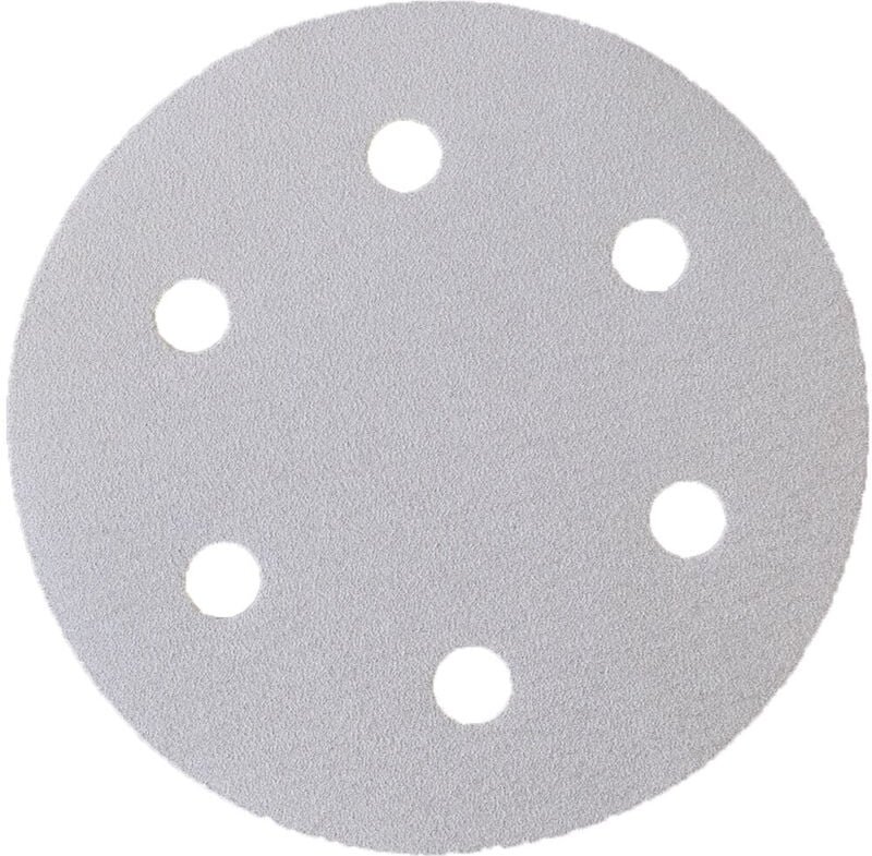 Eibenstock Schleifpapier Sortiment 6-fach gelocht/Klett, Ø 225 mm, je 5 Stück