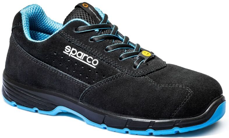 Sparco 07546NRCE Sicherheitsschuhe Horizon Moreno ESD S1PS SR FO Schwarz 47