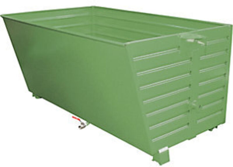 Bauer Späne-Stapelkipper BSS 200, lackiert, Resedagrün