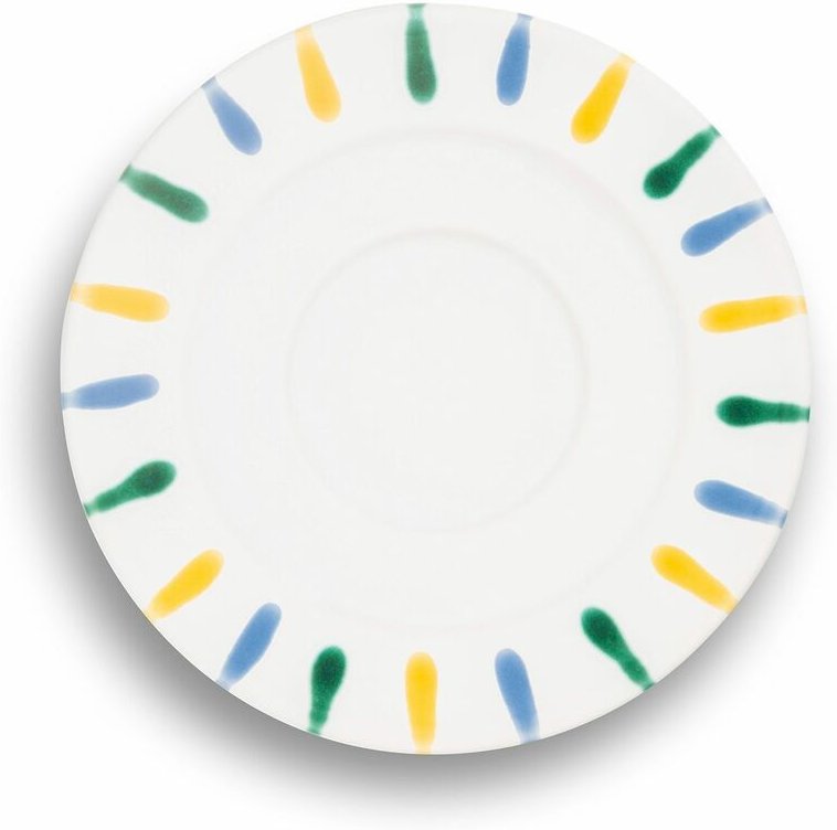 Thumbnail - Gmundner Keramik - Buntgeflammt, Unterteller Kaffee Gourmet (ø 16cm)