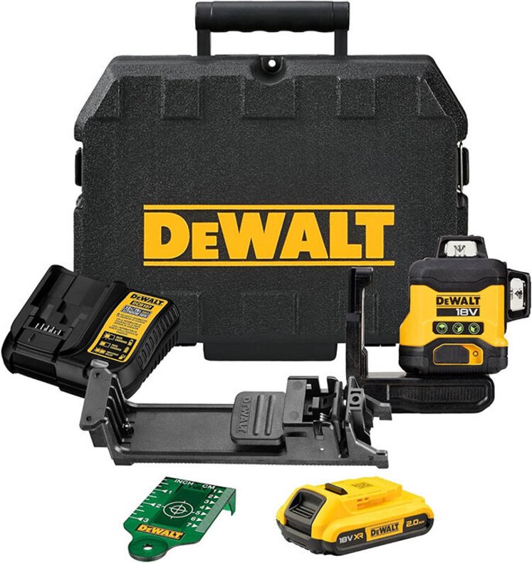 Dewalt - Multilinien-Laser grün 3x360° 18V 2Ah - DCLE34031D1-QW