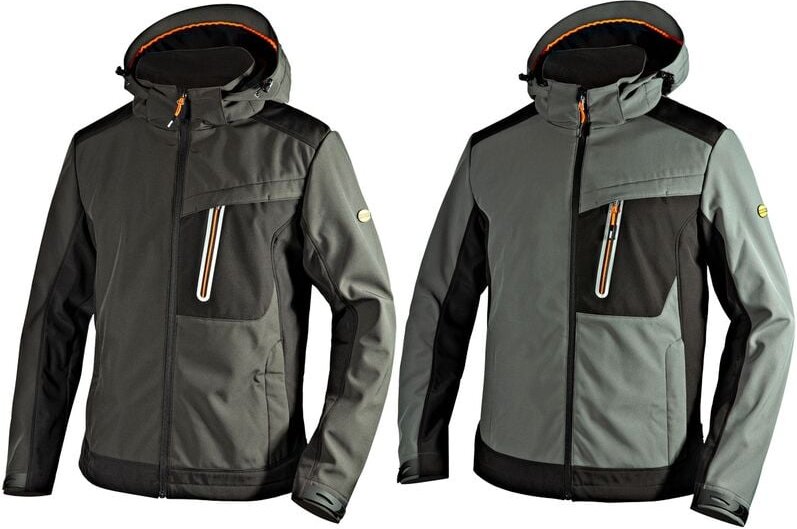 Diadora - Utility Tech Tech Softshell-Arbeitsjacke - xxxxl - Grau