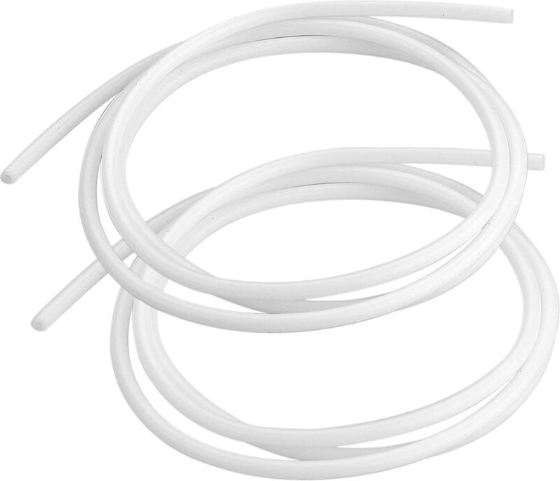 2 x 1 m PTFE-Teflonschlauch mit 2 mm Innendurchmesser und 4 mm Außendurchmesser für 1,75 mm 3D-Drucker-Filament