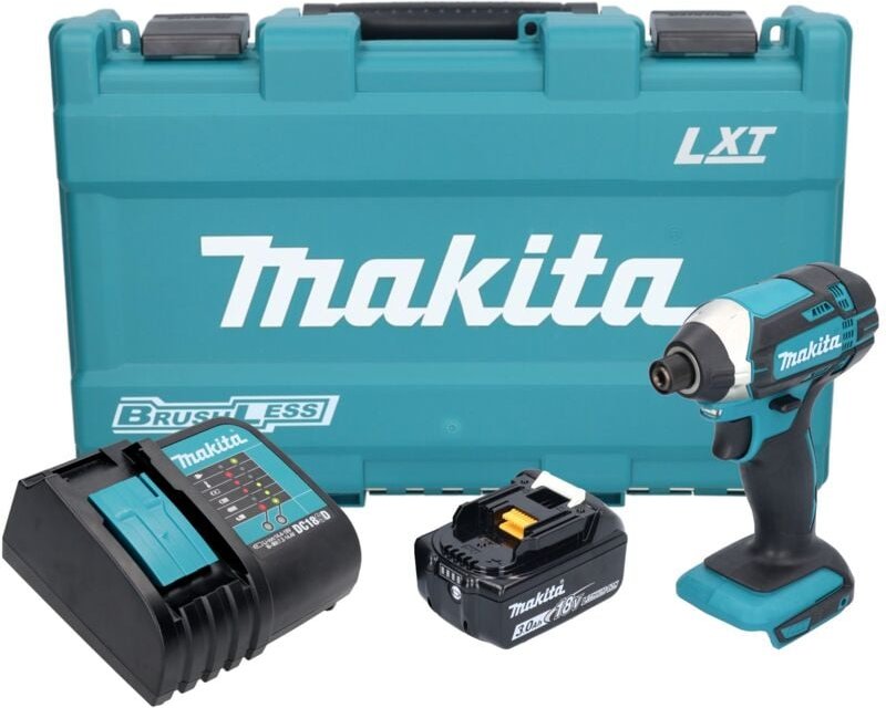 Dtd 152 SF1K Akku Schlagschrauber 18 v 165 Nm 1/4' + 1x Akku 3,0 Ah + Ladegerät + Koffer - Makita