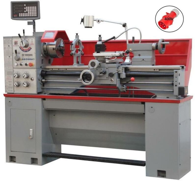 Holzmann - metalldrehbank mit digitalanzeige 400V ED1000GDIG