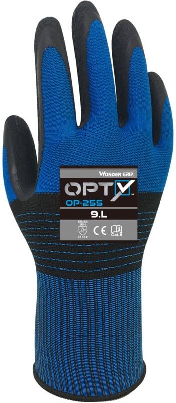 Arbeitshandschuh Wonder Grip opty OP-255 Latex auf Polyester, Stärke 15 7/S
