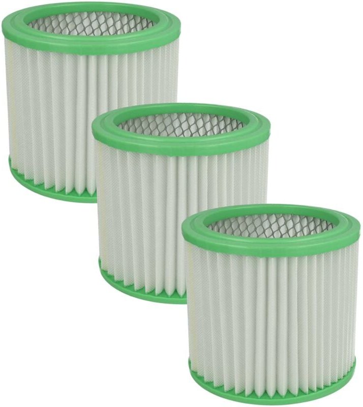 3x Faltenfilter Ersatz für Einhell 235163001013, aff 18 für Staubsauger - Filter, Patronenfilter, Kunststoff / Papier, g...