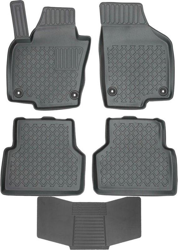 Fußmatten ARISTAR 602641 + Bezug 251992 - VW Tiguan I 2007-2016 Anschlaghalterung AV2 vorne