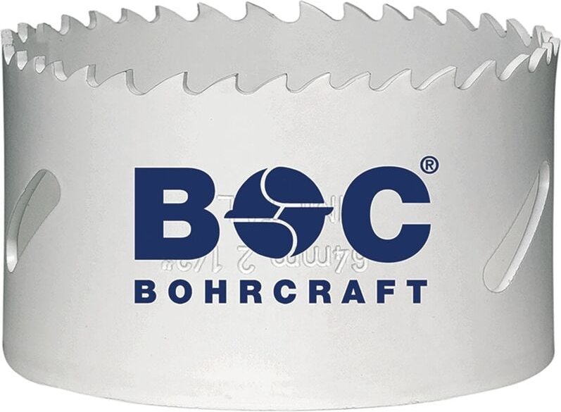 Lochsäge 51mm - Lochbohrer für Stahl und rostfreien Stahl, HSS-Co 8% Bi-Metall - Bohrcraft