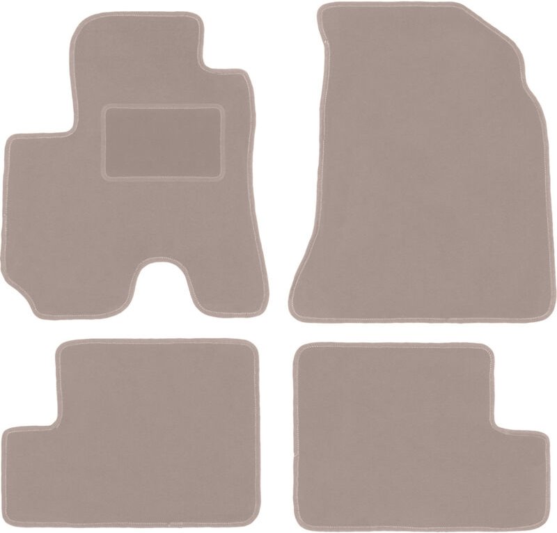 Beige Veloursmatten für: Toyota RAV4 II SUV 5-Türer (2000-2003)