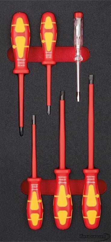 Modul vde Schraubendreher-Satz 6-tlg. m. Schlitz und Kreuzschlitz - Format