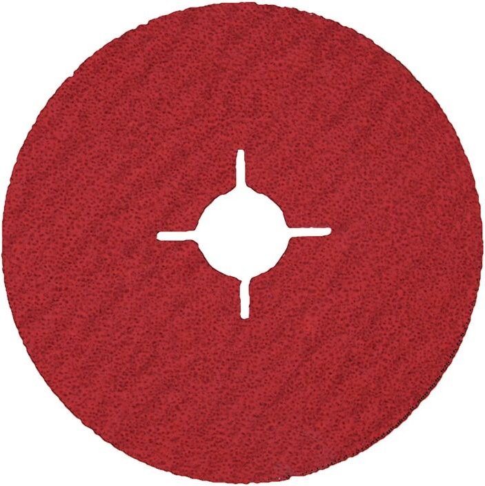 Fiberscheibe d. 115 mm Körnung 36 inox Keramikkorn - Promat