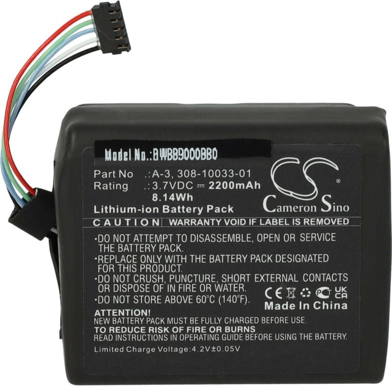 Vhbw - Akku kompatibel mit Arlo Baby, Baby ABA1100 Babyphone Babytalker (2200mAh, 3,7V, Li-Ion)