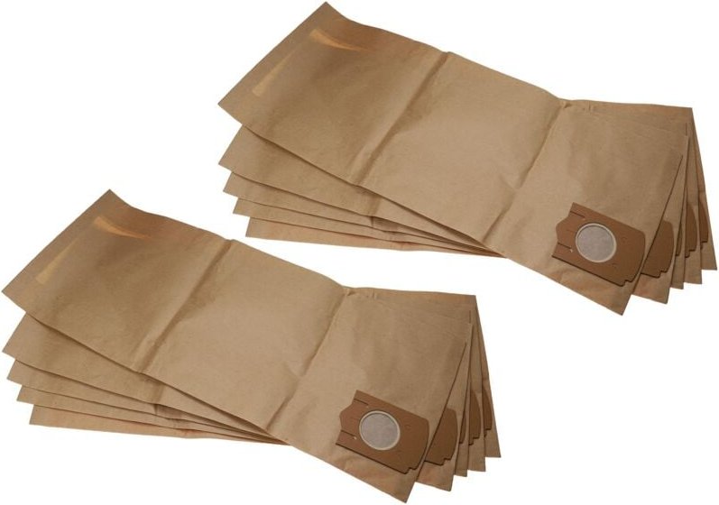 10x Staubbeutel Ersatz für Bosch 2605411062, 3165140073622 für Staubsauger - 71cm x 30cm braun - Vhbw