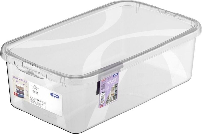 Aufbewahrungsbox Lona inkl. Deckel 5 l transparent Aufbewahrungsbox - Rotho