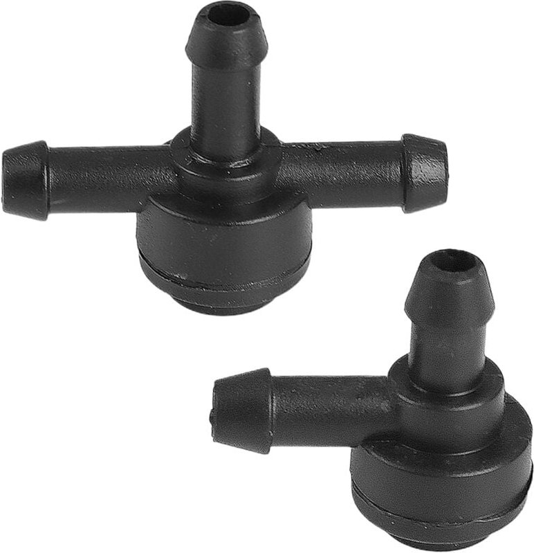 2Pcs Windschutzscheiben-Rückschlagventil (l) 3-Wege (t) 31391513 9178897 ABS-Ersatzteile für XC90 C30 C70 S40 S60 S70 S8...