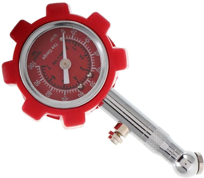 Digitales Reifendruckmessgerät, Hochpräzises Metallwerkzeug mit Digitalanzeige und Entleerungsfunktion, Zubehör für Lkw ...