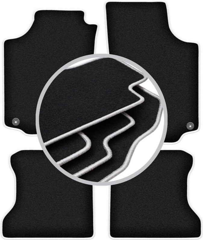 CARLUX-SILVER Automatten für: Opel Combo C Kombivan (2001-2011)