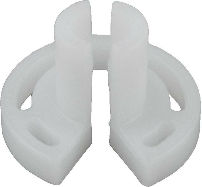 Entrieglungsclip Kunststoff weiß, 1/4"