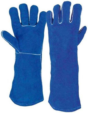 KS TOOLS Handschuhe - Leder - Lang - Für Schweißer - Größe L - 985.7039