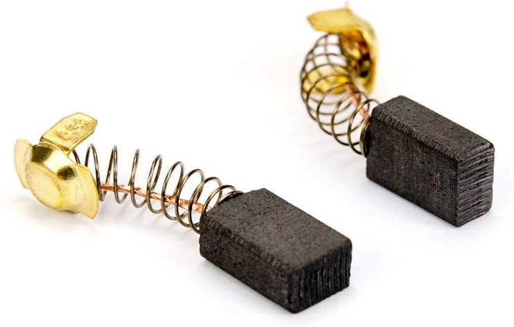 Sollbry 10 Stück Kohlebürsten passend für Dongcheng Winkelschleifer, Sander, Handbohrmaschine und Trimmer 7x17x11mm