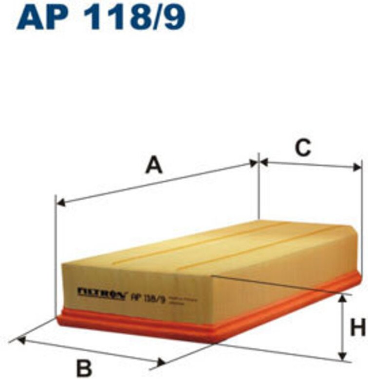 Thumbnail - Luftfilter Ap1189 Filtron