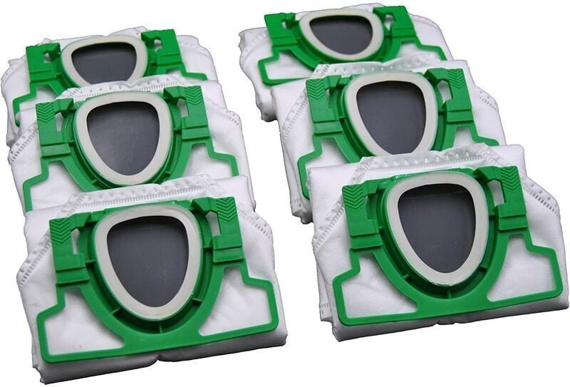 6 Stück Vorwerk Kobold VK 200 Staubsaugerbeutel aus 5-lagigem Mikrofaservlies