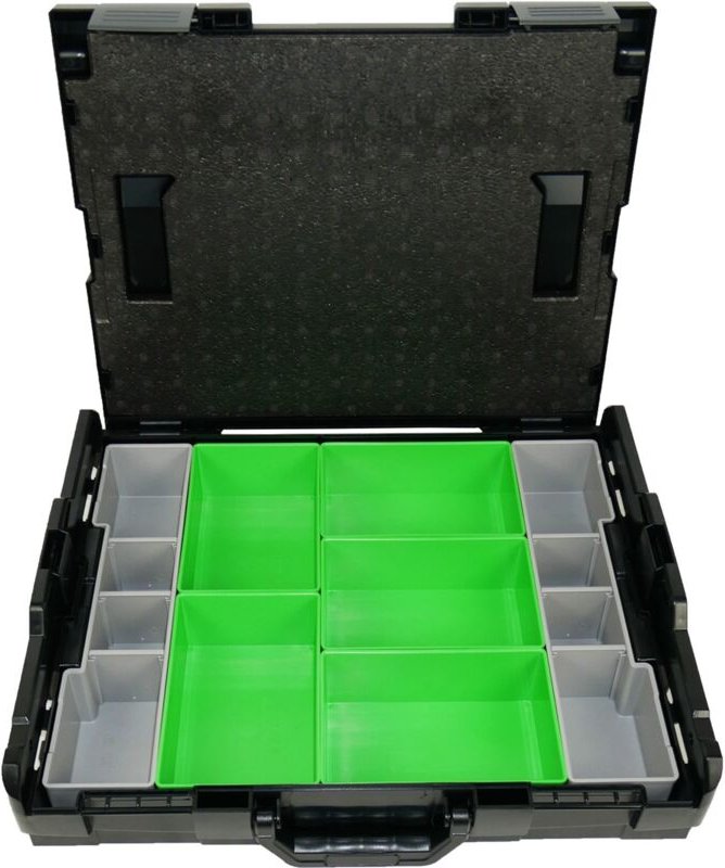 BS Systems L-Boxx 102 schwarz inkl. Inset-Box-Set 7tlg.