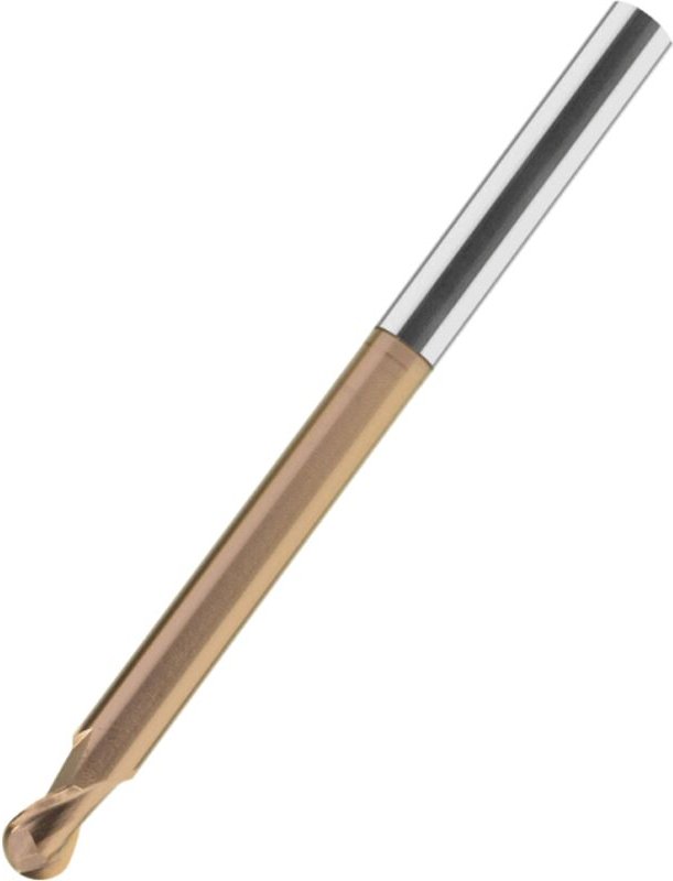 VHM-Mini-Vollradiusfräser hsc ne ha tialcn 0,5 mm x 3 mm