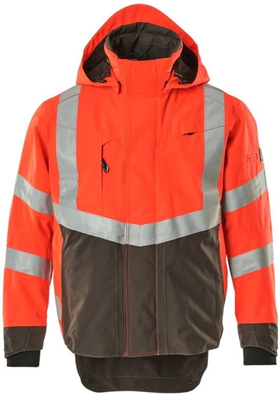 Mascot SAFE SUPREME Warnschutz Hard Shell Jacke Harlow 15501-231 Gr. 2XL hi-vis rot/dunkelanthrazit