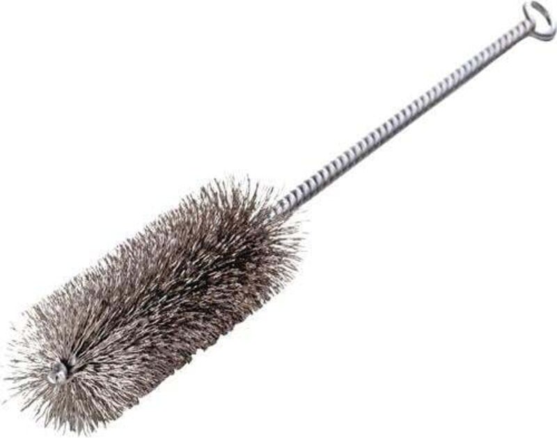 Lessmann - Zylinderbürste L.300mm D.20mm 0,15mm Stahldraht Besatz-L.100mm 10