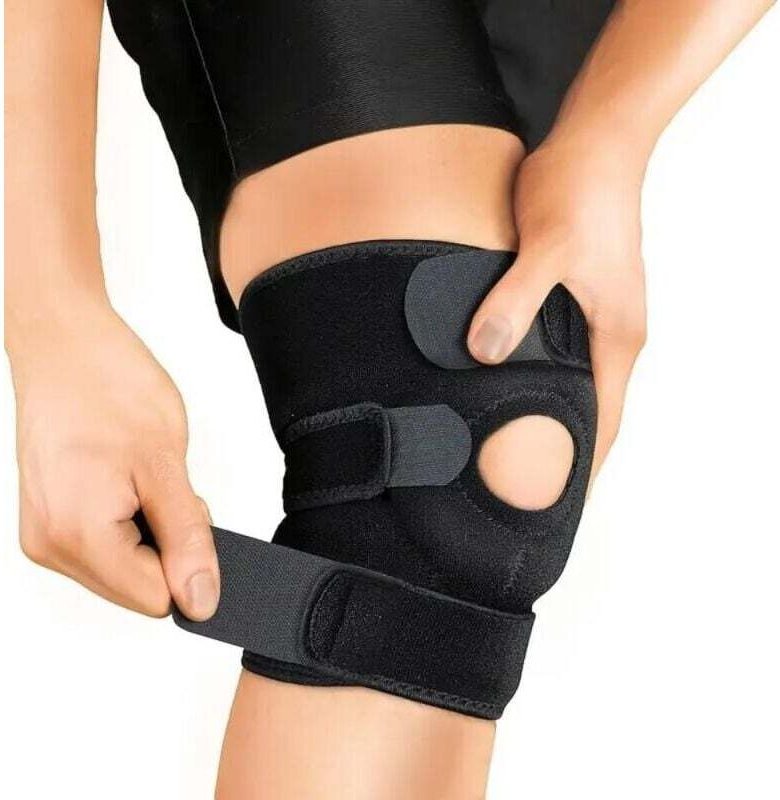 1 Paar orthopädische Knieschützer, Knieorthese, Gelenkschmerzlinderung, Patellaschutz, verstellbarer Sport-Knieschützer,...