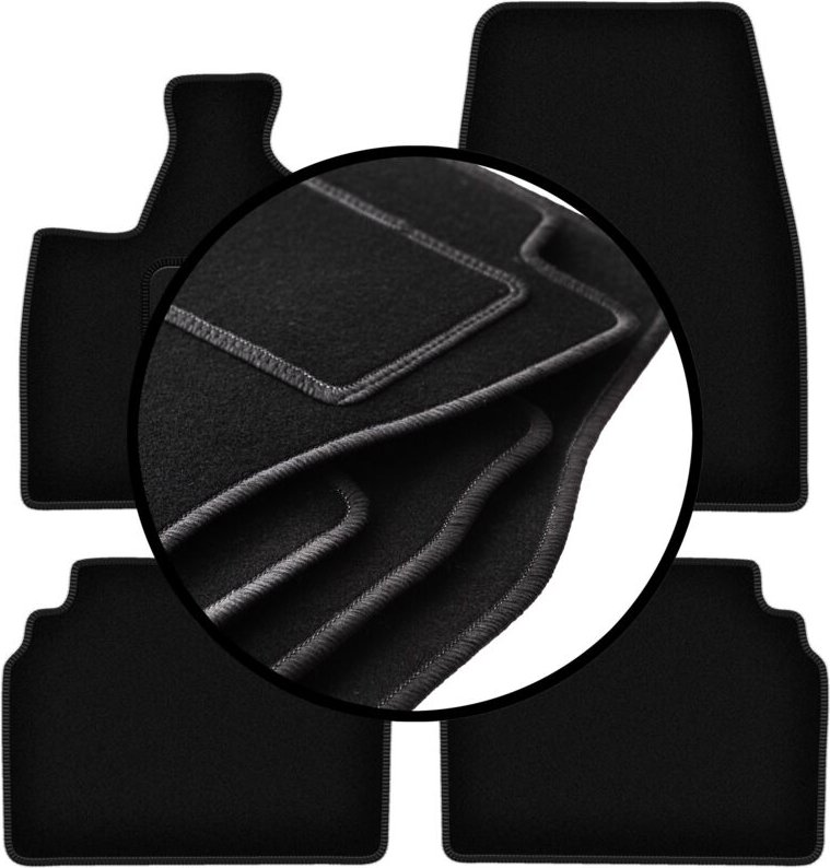 Komplettset Veloursmatten für: BMW I3 L01 Fließheck (2013-)