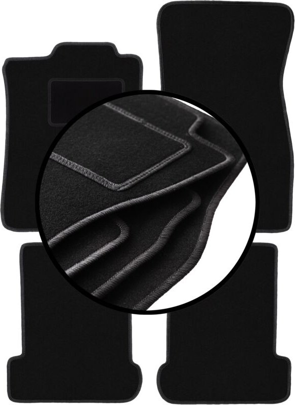Kompletter Satz Veloursmatten für: Volkswagen Corrado Coupé (1988-1994)