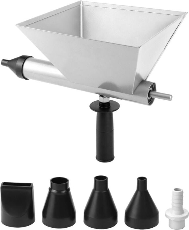 Elektrische Fugenpistole für Mörtel, Kartuschenpistole mit 4 Düsen (Ganzmetall)