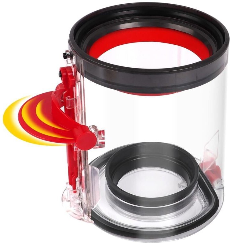 Ersatz-Staubbehälter für Dyson V10 Kanister-Staubsauger/Staubbehälter, kleiner Behälter, kompatibel mit Dyson-Teilenumme...