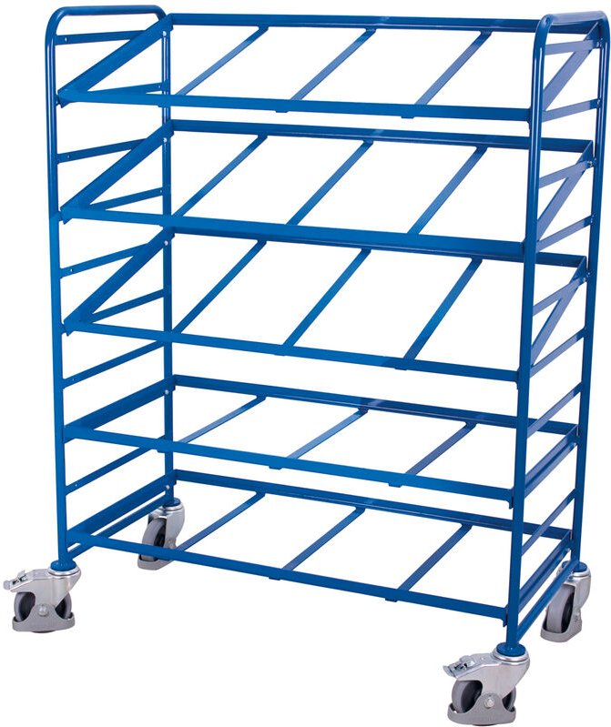 VARIOfit Eurokastenwagen mit 4 neigbaren Etagen 1240x610mm