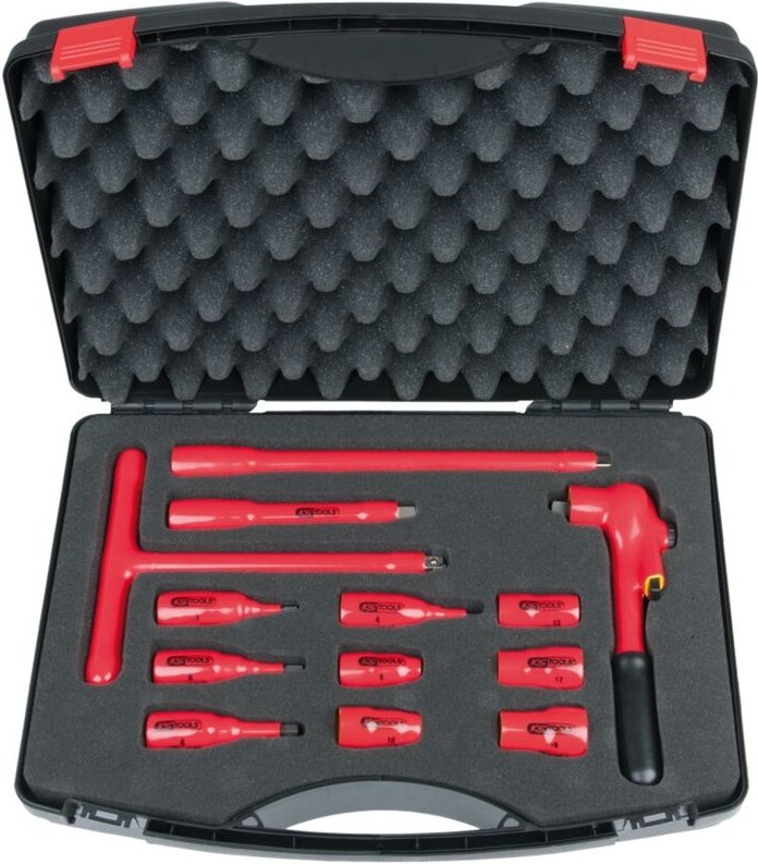 Ks Tools 3/8 Steckschlüssel-Satz mit isolierten Werkzeugen, 13-tlg