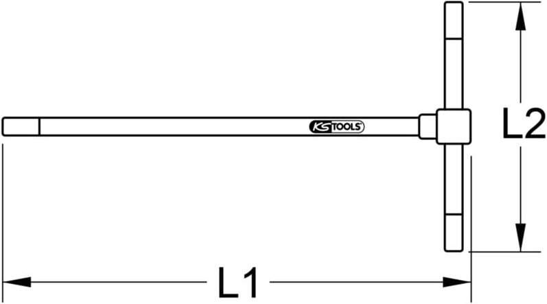 3-Wege T-Griff-Torx-Schlüssel, T15