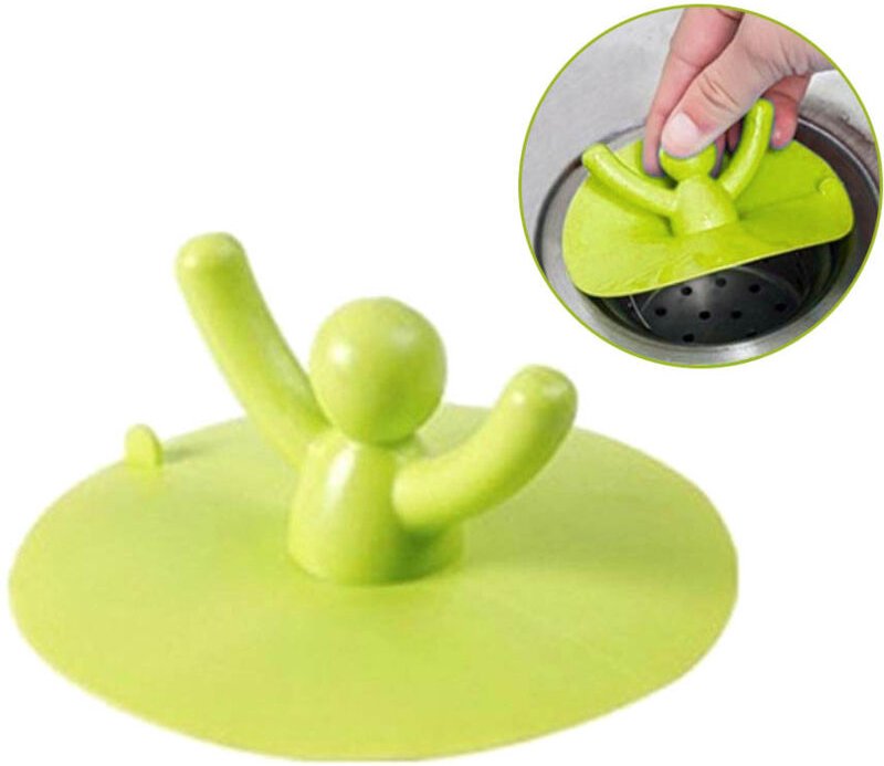 Weiteres Spülbeckenzubehör, Geruchsablaufabdeckung für Küche, Bad, Badewanne (grün)