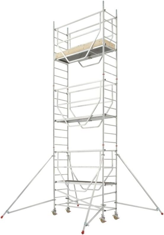 Fahrgerüst advanced safe-t mit Ausleger, Auslegersatz, 4 Ausleger Art.Nr. 707502 - Hymer