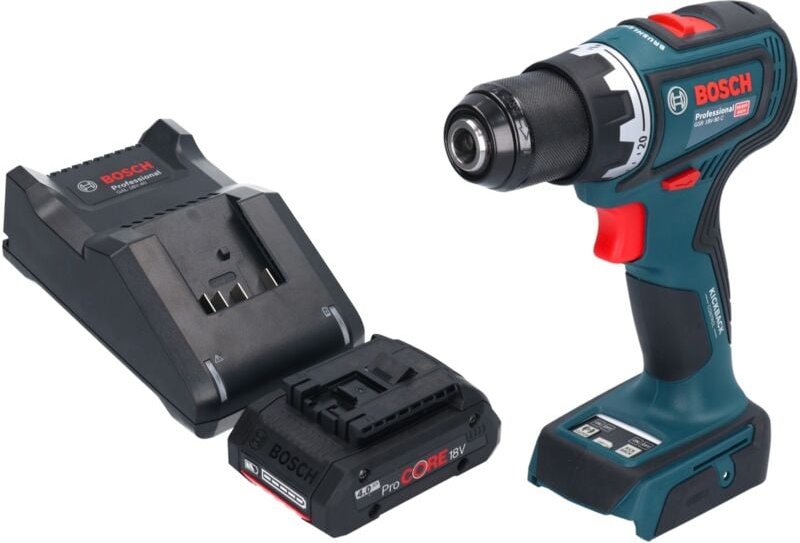Thumbnail - Bosch gsr 18V-90 c Professional Akku Bohrschrauber 18 v 64 Nm Brushless + 1x ProCORE Akku 4,0 Ah + Ladegerät