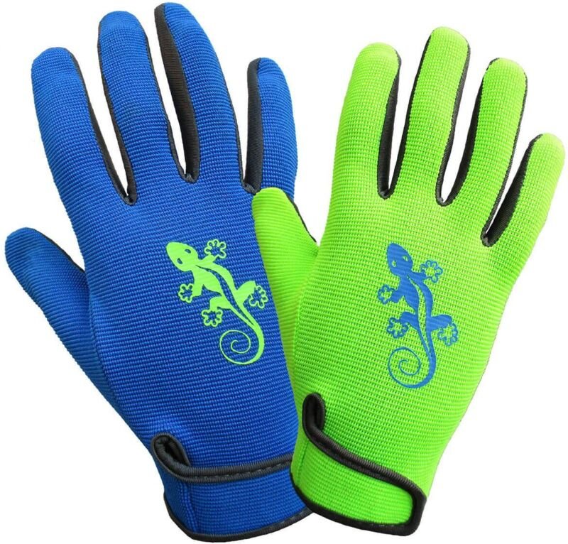 FerdyF. Garden-Gecko 1433-D Kunstleder Gartenhandschuh Größe (Handschuhe): Damengröße 1 Paar