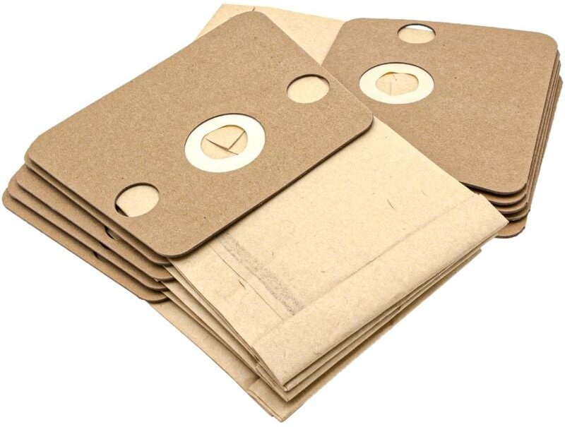 10x Staubsaugerbeutel kompatibel mit Rowenta ro 123, 1211, 1213, 1230, 1233 Staubsauger - Papier, 22cm x 16,5cm, Sandfar...