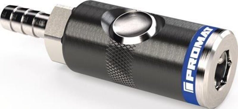 Druckknopf-Sicherheitskupplung dn 7,4, Tülle Aluminium nbr