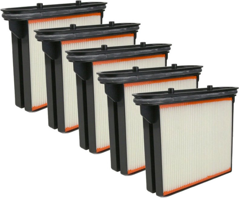 5x Trade-shop Polyester-Faltenfilter Ersatz für bti nts 20 A-2 nts 20 a-m-p emm Hamach hmv 6-L ea hmv 6-L ea/pa Filter F...