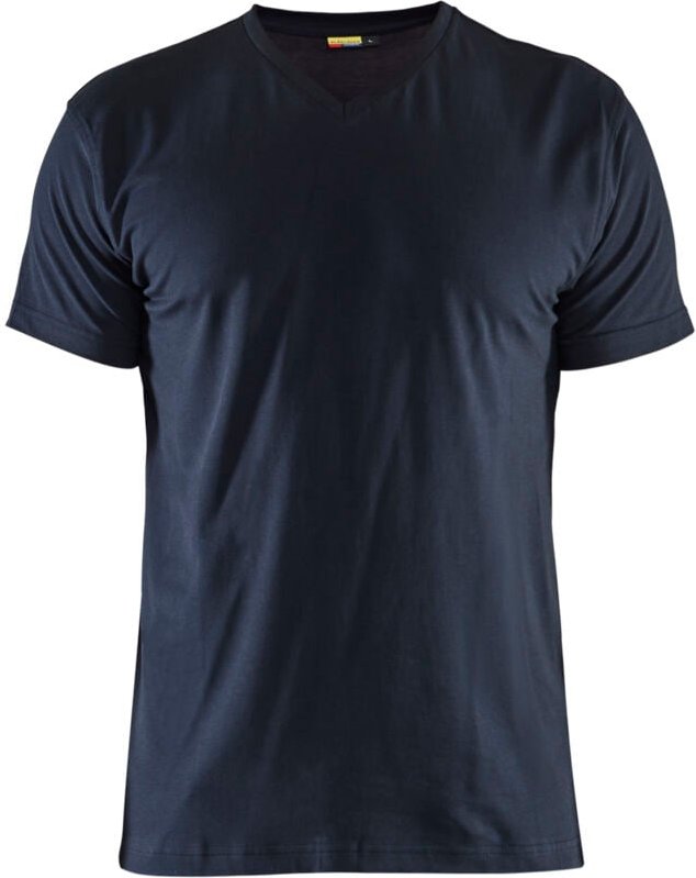 Arbeits-T-Shirt mit V-Ausschnitt 3360 - Dunkelblau XL