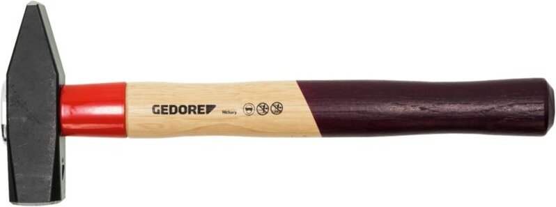 600 E-200 Schlosserhammer rotband-plus mit Eschenstiel, 200 g