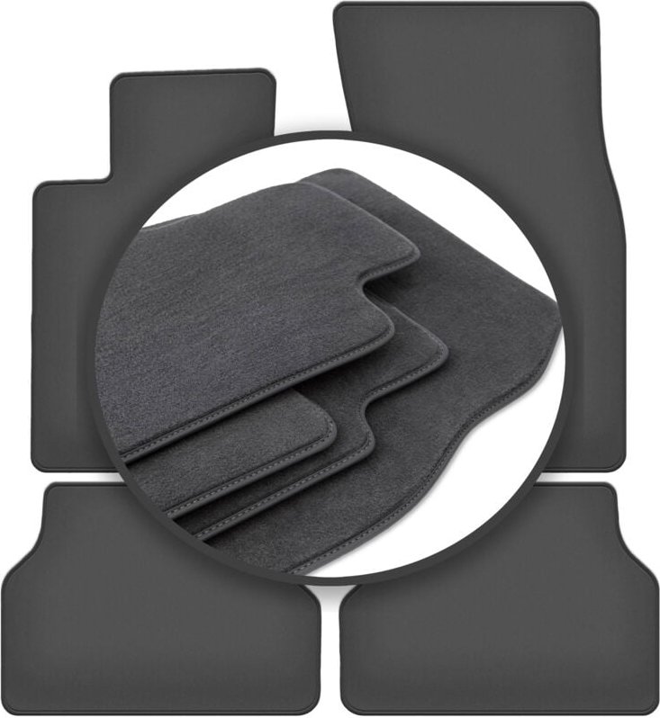 Premium-Fußmatten für: BMW 5 E60 Limousine (2003-2010)